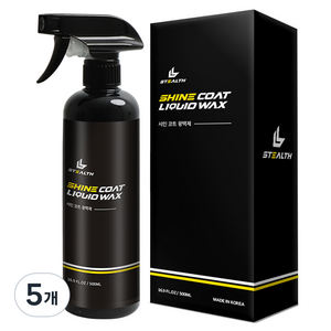 스텔스 샤인 코트 광택제, 500ml, 5개