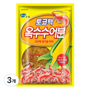 토코텍 옥수수어분 떡밥, 450g, 3개