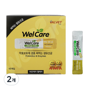 웰케어 강아지 유산균 영양제, 110g, 장건강/유산균, 2개