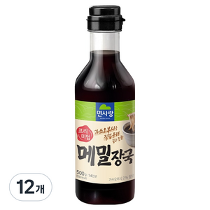 면사랑 프리미엄 메밀장국, 500g, 12개