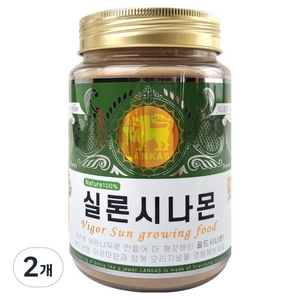 랑카스 골드 실론 시나몬 가루, 200g, 2개