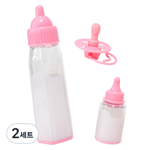 캐스비 플레이 쪽쪽이엄마 역할놀이 세트, 혼합 색상, 2세트