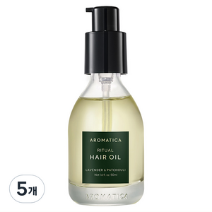 아로마티카 리츄얼 헤어 오일 라벤더 앤 패츌리, 50ml, 5개