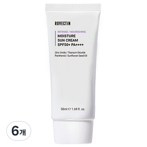 로벡틴 인텐스 모이스처 선크림 SPF 50+ PA++++, 50ml, 6개