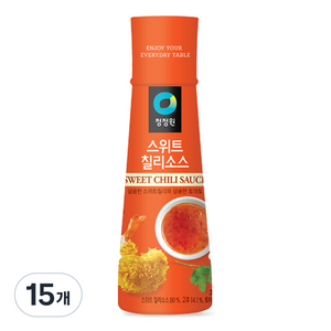 청정원 스위트 칠리 소스, 365g, 15개