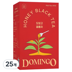도밍고 꿀홍차, 1.5g, 20개입, 25개