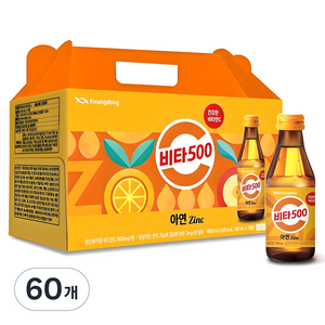 비타500 아연, 180ml, 60개