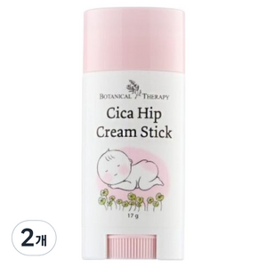 보타니컬테라피 시카 기저귀 크림스틱, 17g, 2개