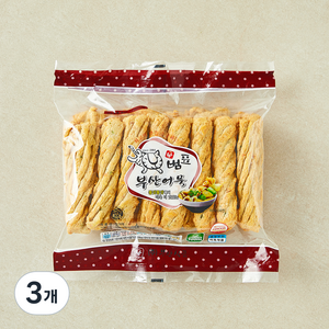 범표어묵 맛 어묵, 650g, 3개