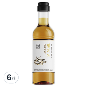 홍영의 프리미엄 멸치액, 480ml, 6개