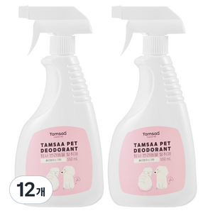 탐사 반려동물 탈취제 플로럴머스크향, 550ml, 12개