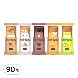 맘스케이크 플랫파운드 혼합세트, 90개, 50g