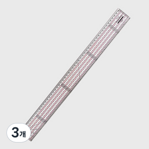 해피베어스 프리미엄 패치워크 시접자 50cm, 3개, 혼합색상