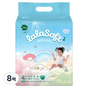 그린핑거 라라소프트 팬티형 기저귀 남여공용, 4단계, 80매