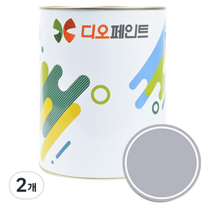 디오페인트 세라믹플러스 결로 곰팡이 방지용 페인트, 2개, 1L, 뉴트럴 43 클래식그레이