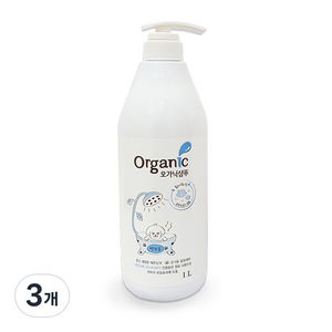 예삐 반려동물 화이트닝 오가닉 샴푸, 1L, 1개입, 3개