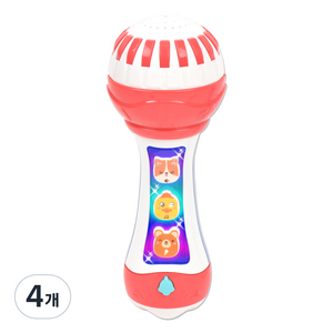 동물 멜로디 마이크, 빨강, 4개
