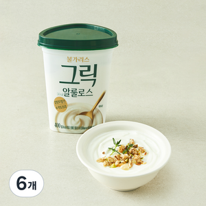 불가리스 락토프리 그릭요거트 알룰로스, 400g, 6개