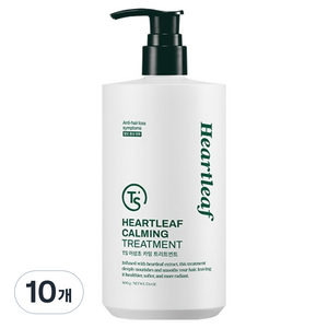 TS 어성초 카밍 두피진정 트리트먼트, 500g, 10개