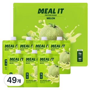 밀잇 단백질 쉐이크 멜론맛, 40g, 49개