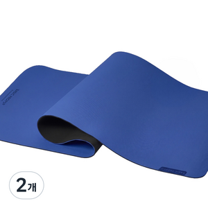 가네샤요가프랍스 베이직프랍스 TPE 요가매트 와이드 플러스 6mm, Cobalt Blue, 2개