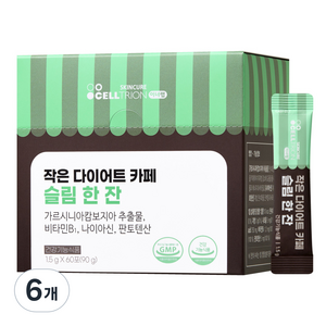 이너랩 작은 다이어트 카페 슬림 한 잔 60p, 90g, 6개