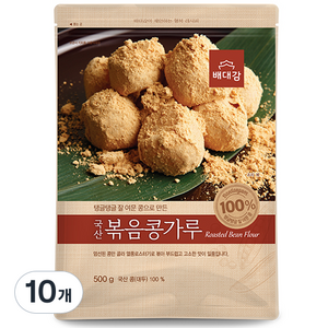 배대감 국산 볶음콩가루, 500g, 10개