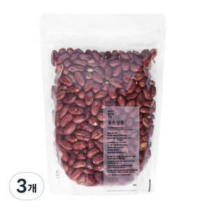 방앗간청년 볶은 땅콩, 500g, 3개