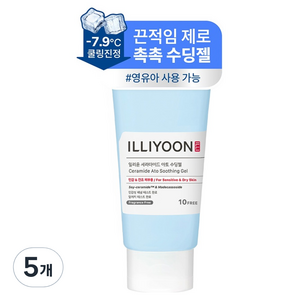 [비건라이프] 일리윤 세라마이드 아토 수딩 젤, 175ml, 5개