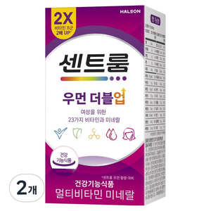 센트룸 우먼 더블업, 60정, 2개