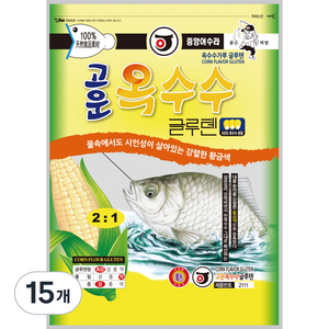 중앙어수라 고운 옥수수 글루텐, 15개, 380g