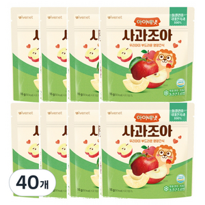 아이배냇 사과 조아 과일칩, 15g, 40개