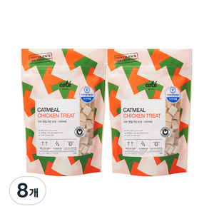 꼬뜨 캣밀 트릿 고양이 동결건조 간식, 치킨, 120g, 8개