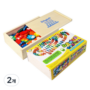 한글 숫자 도미노 102p, 한글 + 숫자, 2개