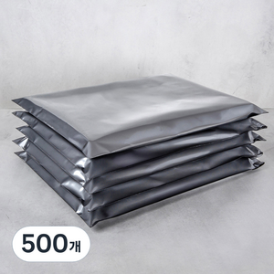 혜림봉투 LDPE 택배봉투 은색, 500개