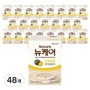 뉴케어 완전 균형영양식 단호박맛, 200ml, 48개