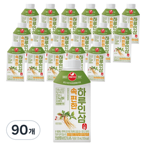 서울우유 속편한 하루인삼, 170ml, 90개