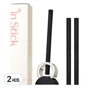 불스원 그라스 인스틱 차량용 디퓨저 본품 + 리필 2p 세트, 피오니부케, 2세트