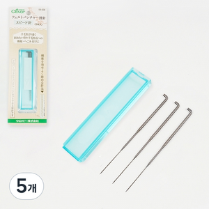 Clover 펠트펀쳐 스피드 바늘 3p 58-608, 5개