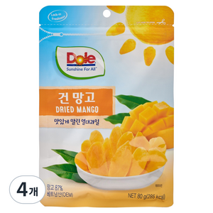 돌 건망고, 80g, 4개