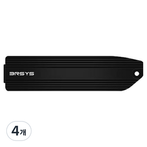 쓰리알시스템 빙하12 PS5 전용 M.2 SSD 방열판, 블랙, 4개