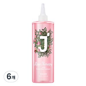 제이숲 단백질 워터 로즈테라피 트리트먼트, 500ml, 6개