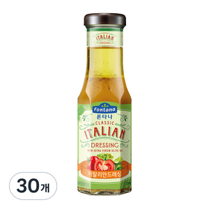 폰타나 이탈리안 드레싱, 270g, 30개