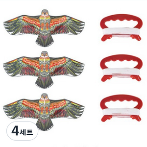 연날리기 독수리연 3p + 얼레 3p B세트 W99002Z, 4세트
