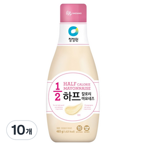 청정원 하프칼로리 마요네즈, 10개, 485g