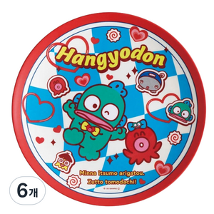 스케이터 캐릭터 디자인접시 MPL20P 20cm, 한교동B, 6개
