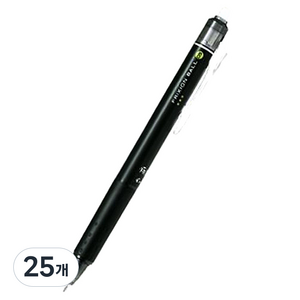 파이롯트 프릭션 지워지는 볼펜 0.5mm, 블랙, 25개