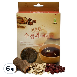 자연애 간편한 수정과 만들기 3p, 30g, 6개