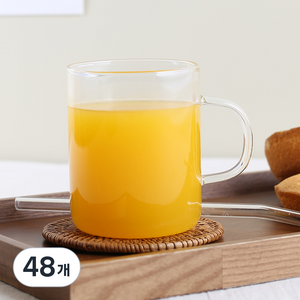 마카 내열유리 머그컵 300ml M05, 48개
