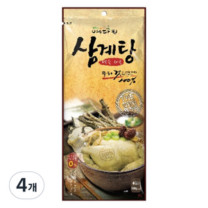예다원 삼계탕 백숙재료, 100g, 4개